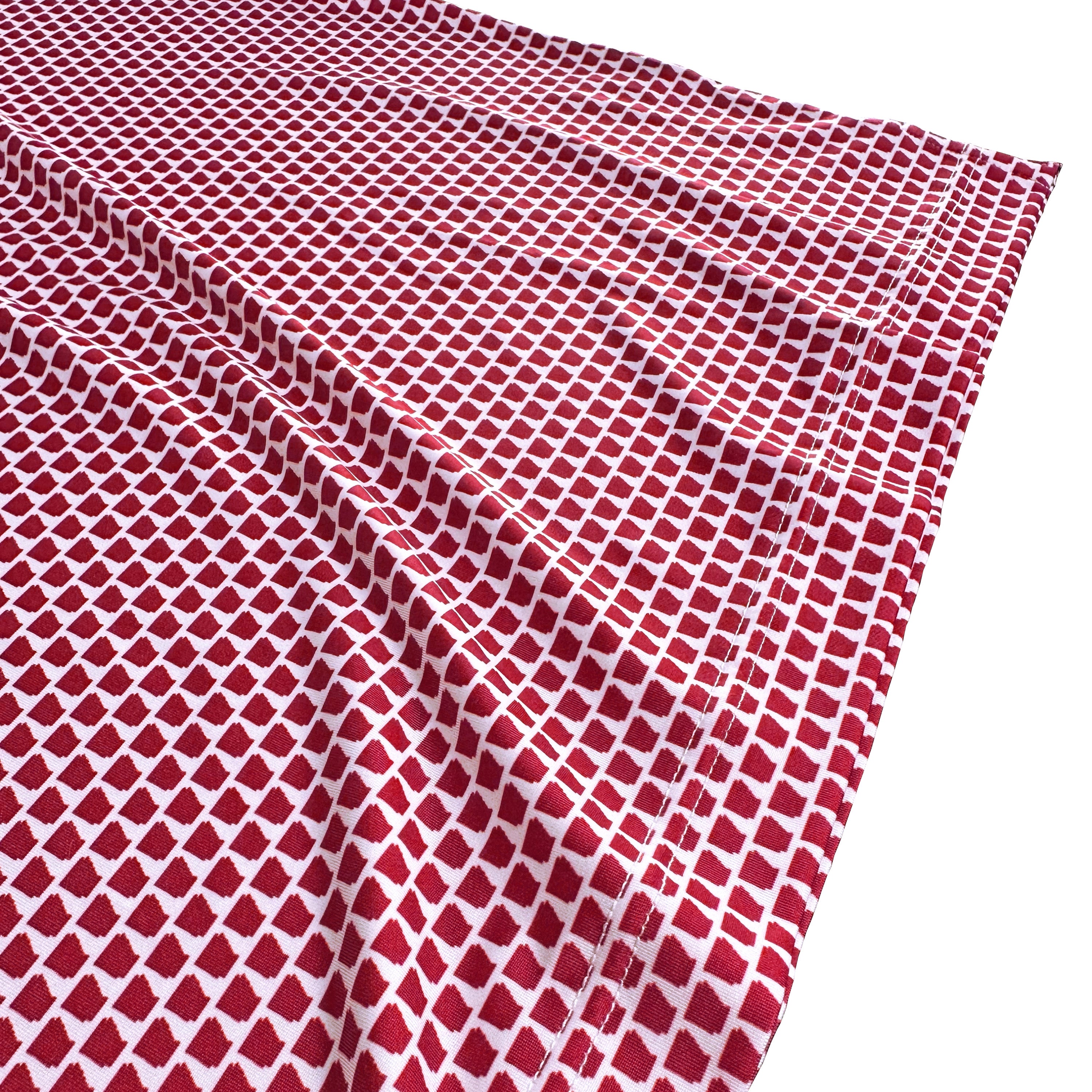 Arkansas Red Print Polo